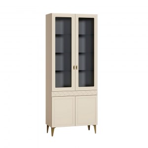 Марион 16.397.02 Шкаф-витрина (Моби) Слоновая кость